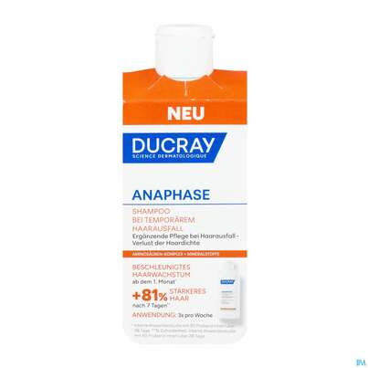 Shampoon Ducray Anaphase Haarausfall Temporaer 200ml, A-Nr.: 5961419 - 01