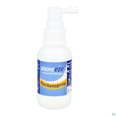 Sie sehen eine Packung Snoreeze Rachenspray -ebvertrieb 23,5ml, Produktbild: 10 Snoreeze Rachenspray -ebvertrieb 23,5ml, A-Nr.: 5670461 - 10