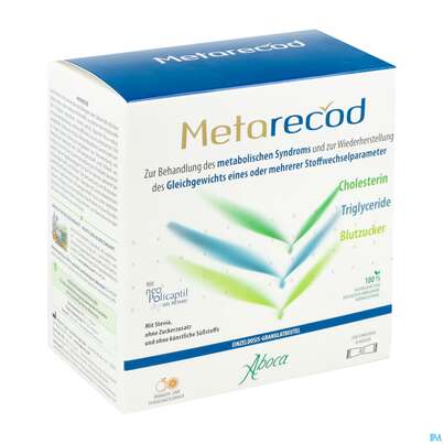 Sie sehen eine Packung Aboca Metarecod 2,5g 40st, Produktbild: 02 Aboca Metarecod 2,5g 40st, A-Nr.: 5906610 - 02