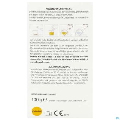 Sie sehen eine Packung Aboca Metarecod 2,5g 40st, Produktbild: 08 Aboca Metarecod 2,5g 40st, A-Nr.: 5906610 - 08
