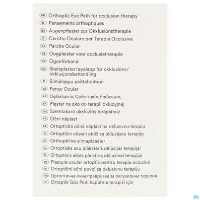 Sie sehen eine Packung Augenpflaster Opticlude/3m Maxi 8x 5,7cm 1539 20st, Produktbild: 05 Augenpflaster Opticlude/3m Maxi 8x 5,7cm 1539 20st, A-Nr.: 0184951 - 05