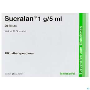 Sucralan Orale Susp 1g/5ml Btl 20st, A-Nr.: 1286429 - 01