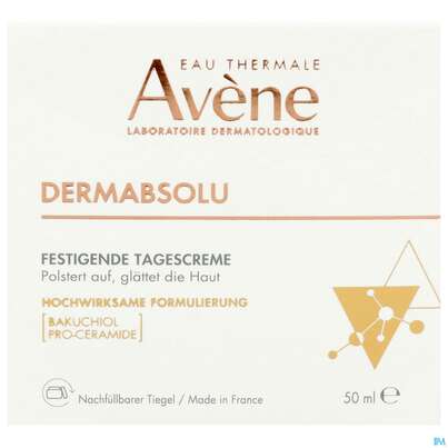 Sie sehen eine Packung Avene Dermabsolu Tagescreme 50ml, Produktbild: 01 Avene Dermabsolu Tagescreme 50ml, A-Nr.: 5899100 - 01