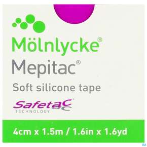 Wundverband Mepitac Silikon 4x 150cm 1st, A-Nr.: 2985589 - 01