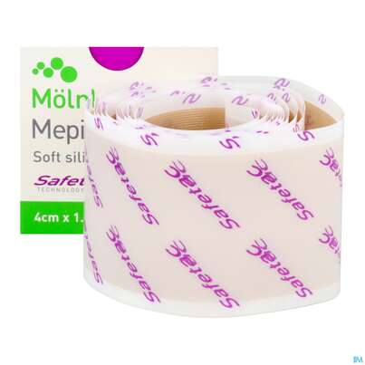 Sie sehen eine Packung Wundverband Mepitac Silikon 4x 150cm 1st, Produktbild: 08 Wundverband Mepitac Silikon 4x 150cm 1st, A-Nr.: 2985589 - 08