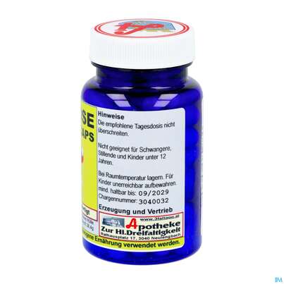 D-mannose Kapseln 500mg Vegi 60st, A-Nr.: 4607609 - 03
