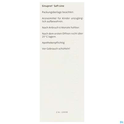 Sinupret Saft Sine 100ml, A-Nr.: 5536774 - 05