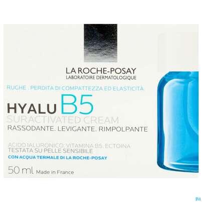 Sie sehen eine Packung La Roche Posay Hyalu B5 Gesicht Antifalten Creme 50ml, Produktbild: 04 La Roche Posay Hyalu B5 Gesicht Antifalten Creme 50ml, A-Nr.: 5976728 - 04