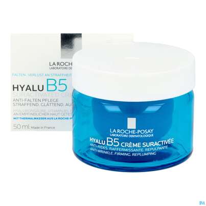 Sie sehen eine Packung La Roche Posay Hyalu B5 Gesicht Antifalten Creme 50ml, Produktbild: 12 La Roche Posay Hyalu B5 Gesicht Antifalten Creme 50ml, A-Nr.: 5976728 - 12