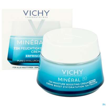 Sie sehen eine Packung Vichy Mineral 89 Creme Mit Duftstoffe 50ml, Produktbild: 11 Vichy Mineral 89 Creme Mit Duftstoffe 50ml, A-Nr.: 5670811 - 11