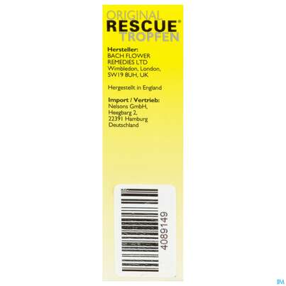 Sie sehen eine Packung Bachblueten -apopharm 39 Rescue Tropfen 20ml, Produktbild: 04 Bachblueten -apopharm 39 Rescue Tropfen 20ml, A-Nr.: 4089149 - 04