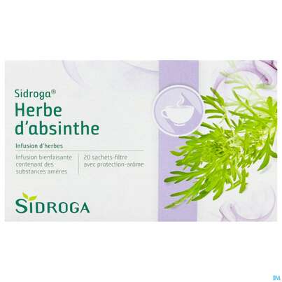 Sie sehen eine Packung Sidroga Tee Wermutkraut 20st, Produktbild: 04 Sidroga Tee Wermutkraut 20st, A-Nr.: 5733606 - 04
