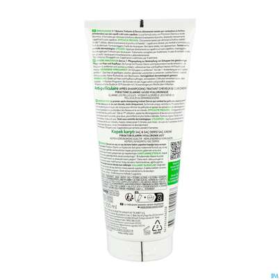 Sie sehen eine Packung Vichy Dercos Anti-schuppen Condition Haarpflege 200ml, Produktbild: 04 Vichy Dercos Anti-schuppen Condition Haarpflege 200ml, A-Nr.: 5933386 - 04