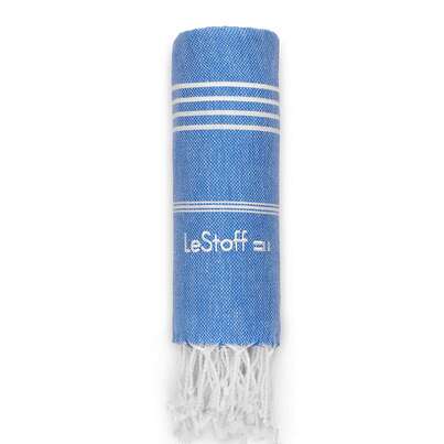 Sie sehen eine Packung LeStoff Hamamtuch Sky Blue, Produktbild: 01 LeStoff Hamamtuch Sky Blue, A-Nr.: 5839606 - 01