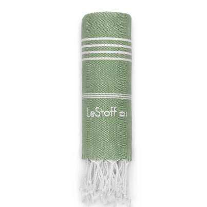 Sie sehen eine Packung LeStoff Hamamtuch Olive, Produktbild: 01 LeStoff Hamamtuch Olive, A-Nr.: 5839641 - 01