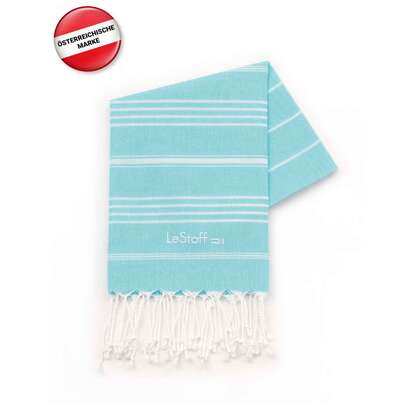 Sie sehen eine Packung BIO LePetit Handtuch Light Aqua, Produktbild: 02 BIO LePetit Handtuch Light Aqua, A-Nr.: 5841773 - 02