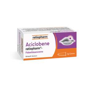 Aciclobene ratiopharm Fieberblasencreme, A-Nr.: 2424247 - 01