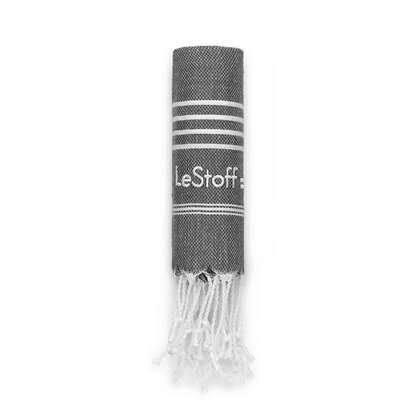 Sie sehen eine Packung BIO LePetit Handtuch Anthracite, Produktbild: 01 BIO LePetit Handtuch Anthracite, A-Nr.: 5841916 - 01