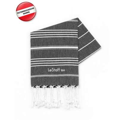 Sie sehen eine Packung BIO LePetit Handtuch Anthracite, Produktbild: 02 BIO LePetit Handtuch Anthracite, A-Nr.: 5841916 - 02