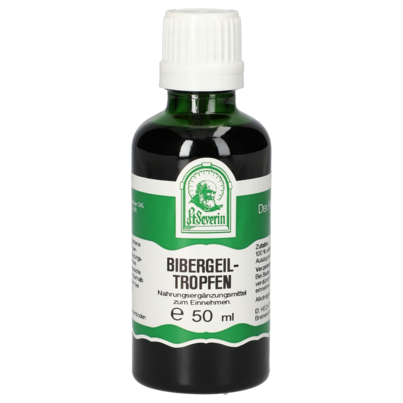 Sie sehen eine Packung BIBERGEIL TROPFEN 50 ML, Produktbild: 01 BIBERGEIL TROPFEN 50 ML, A-Nr.: 4377262 - 01