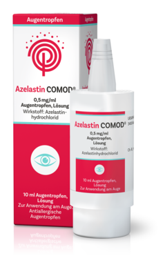 Azelastin COMOD® 0,5mg/ml Augentropfen, A-Nr.: 4205466 - 01