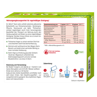Sie sehen eine Packung Dr. Böhm Darm aktiv fruchtig, Produktbild: 06 Dr. Böhm Darm aktiv fruchtig, A-Nr.: 5891765 - 06