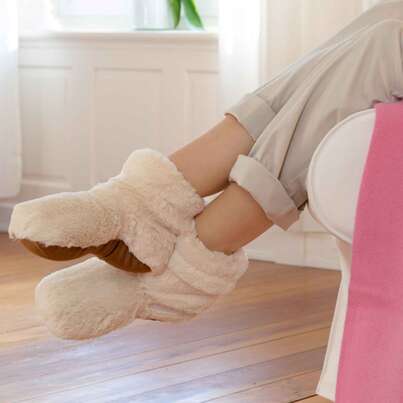 Warmies Slippies Boots Deluxe beige Gr. 37-42, A-Nr.: 3484493 - 02
