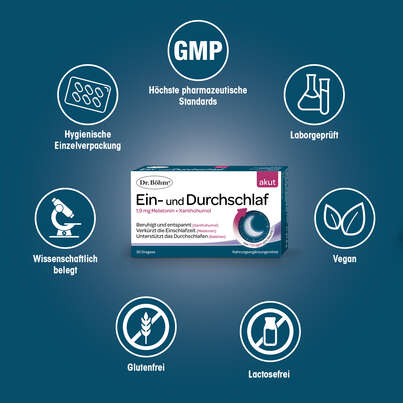 Sie sehen eine Packung Dr. Böhm Ein- & Durchschlaf akut, Produktbild: 04 Dr. Böhm Ein- & Durchschlaf akut, A-Nr.: 5838972 - 04