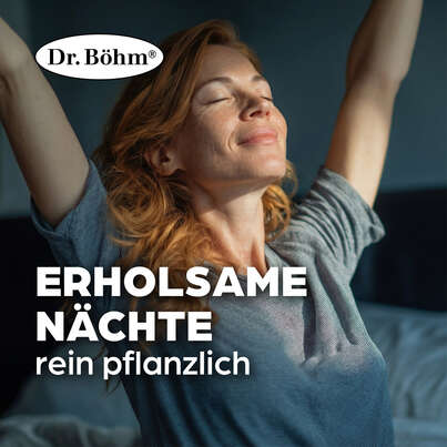 Sie sehen eine Packung Dr. Böhm Ein- und Durchschlaf Dragees, Produktbild: 02 Dr. Böhm Ein- und Durchschlaf Dragees, A-Nr.: 4203272 - 02