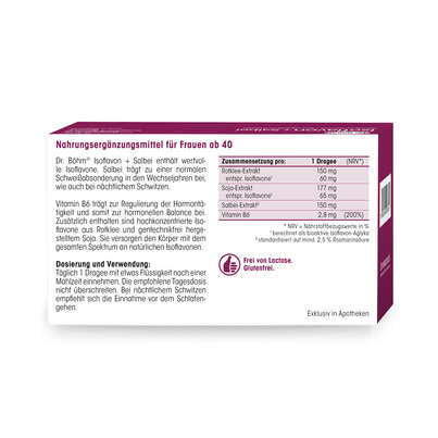 Dr. Böhm® Isoflavon + Salbei, A-Nr.: 5724398 - 06