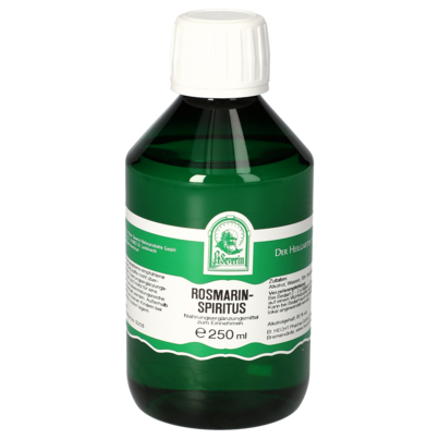 Sie sehen eine Packung ROSMARINSPIRITUS 250 ML, Produktbild: 01 ROSMARINSPIRITUS 250 ML, A-Nr.: 5072406 - 01