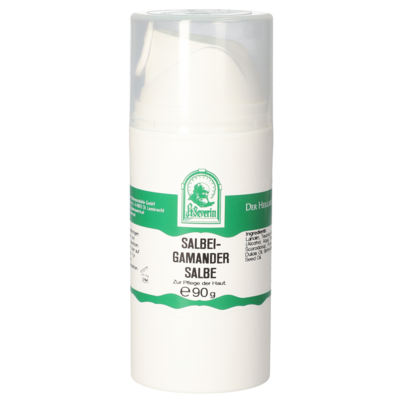 Sie sehen eine Packung SALBEI-GAMANDER SALBE 90 G, Produktbild: 01 SALBEI-GAMANDER SALBE 90 G, A-Nr.: 5902919 - 01