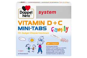 Doppelherz system VITAMIN D + C MINI-TABS family, A-Nr.: 5939590 - 01