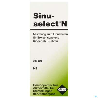 Sie sehen eine Packung Dreluso Sinuselect 30ml, Produktbild: 02 Dreluso Sinuselect 30ml, A-Nr.: 3518016 - 02