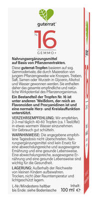 Sie sehen eine Packung Guterrat Nr. 16 Herz- und Kreislauf Tropfen, Produktbild: 03 Guterrat Nr. 16 Herz- und Kreislauf Tropfen, A-Nr.: 6011677 - 03