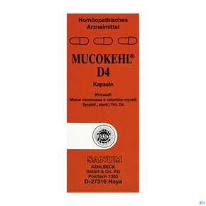 Mucokehl Kapseln D4 20st, A-Nr.: 1769642 - 01