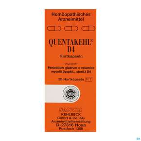 Quentakehl Kapseln D4 20st, A-Nr.: 1769932 - 01