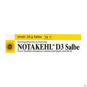 Notakehl Salbe D3 30g, A-Nr.: 2417112 - 01