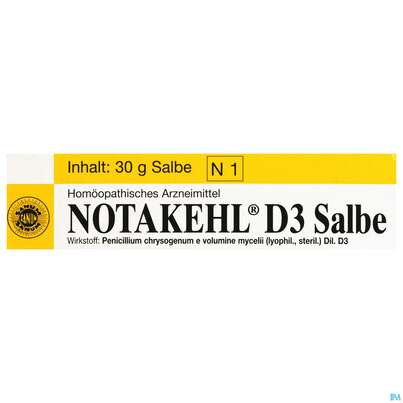 Notakehl Salbe D3 30g, A-Nr.: 2417112 - 02