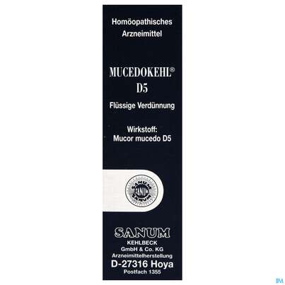 Sie sehen eine Packung Mucor Mucedo (mucedokehl) Tropfen D5 10ml, Produktbild: 02 Mucor Mucedo (mucedokehl) Tropfen D5 10ml, A-Nr.: 1997515 - 02