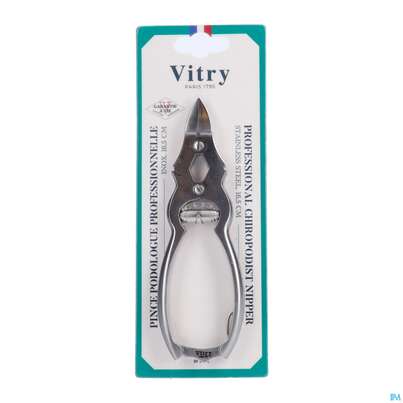 Sie sehen eine Packung Vitry Podologische Zange, Rostfrei 1pc, Produktbild: 02 Vitry Podologische Zange, Rostfrei 1pc, A-Nr.: 4633297 - 02