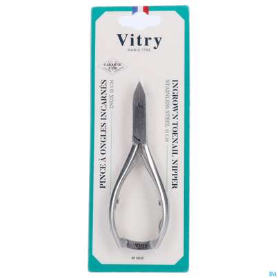 Sie sehen eine Packung Vitry Zange Für Eingewachsene Nägel, Rostfrei, Gehärtet 1pc, Produktbild: 02 Vitry Zange Für Eingewachsene Nägel, Rostfrei, Gehärtet 1pc, A-Nr.: 4633280 - 02