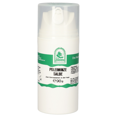 Sie sehen eine Packung POLEIMINZE SALBE 90 G, Produktbild: 01 POLEIMINZE SALBE 90 G, A-Nr.: 5832716 - 01