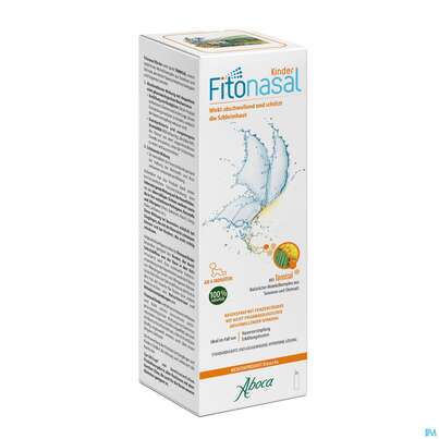 Sie sehen eine Packung Nasenspray Aboca Fitonasal Kinder Ab 6.monat Erkaeltung 125ml, Produktbild: 02 Nasenspray Aboca Fitonasal Kinder Ab 6.monat Erkaeltung 125ml, A-Nr.: 5571871 - 02