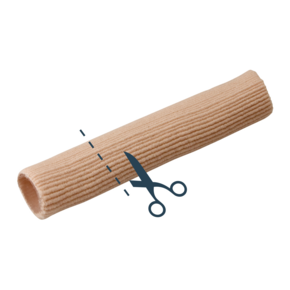 Gel+ Gewebe Finger-/ Zehenschlauch klein 10 cm 2 Stk., A-Nr.: 4496297 - 01