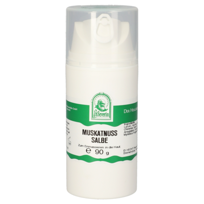 Sie sehen eine Packung MUSKATNUSS SALBE 90 G, Produktbild: 01 MUSKATNUSS SALBE 90 G, A-Nr.: 5670768 - 01