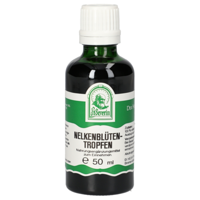 Sie sehen eine Packung NELKENBLÜTEN TROPFEN 50 ML, Produktbild: 01 NELKENBLÜTEN TROPFEN 50 ML, A-Nr.: 4376877 - 01