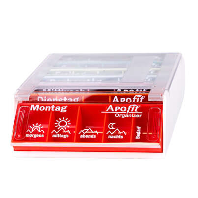APOfit Wochendispenser 7 Dosierer Organizer bunt, A-Nr.: 5965073 - 03