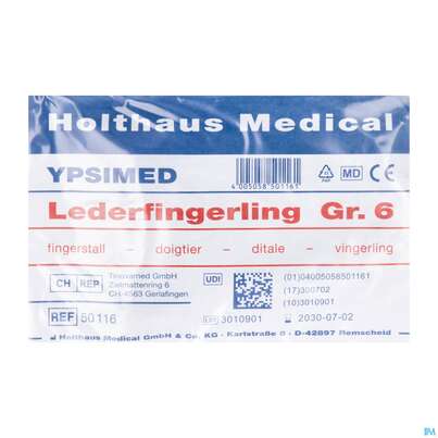 Fingerlinge Leder-ypsimed Gr 6 1st, A-Nr.: 5139719 - 01