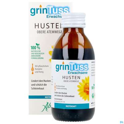 Sie sehen eine Packung Hustensaft Aboca Grintuss Erwachsene Jugendliche Ab 12jahre 180g, Produktbild: 11 Hustensaft Aboca Grintuss Erwachsene Jugendliche Ab 12jahre 180g, A-Nr.: 5817504 - 11